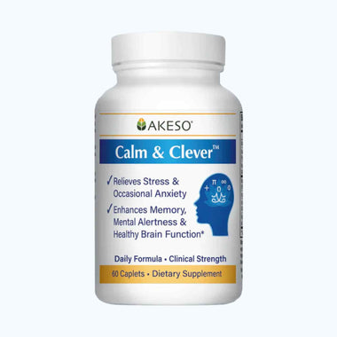 Bottle of Akeso's Calm & Clever