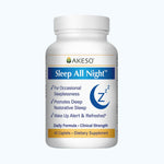 Bottle of Akeso's Sleep All Night supplement