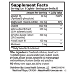 Sleep All Night supplement facts