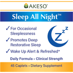 Sleep All Night product label